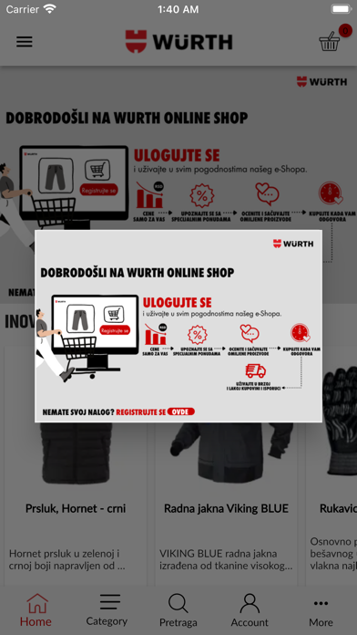 Wurth Serbia Screenshot