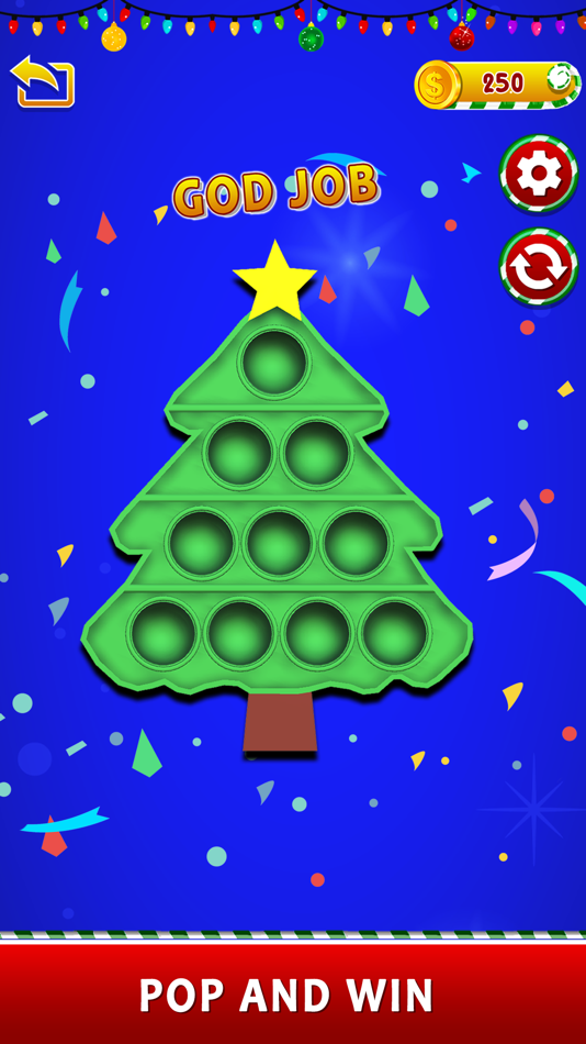 #3. Pop It Christmas Fidget Toys (iOS) 由: Makhdoom Aslam