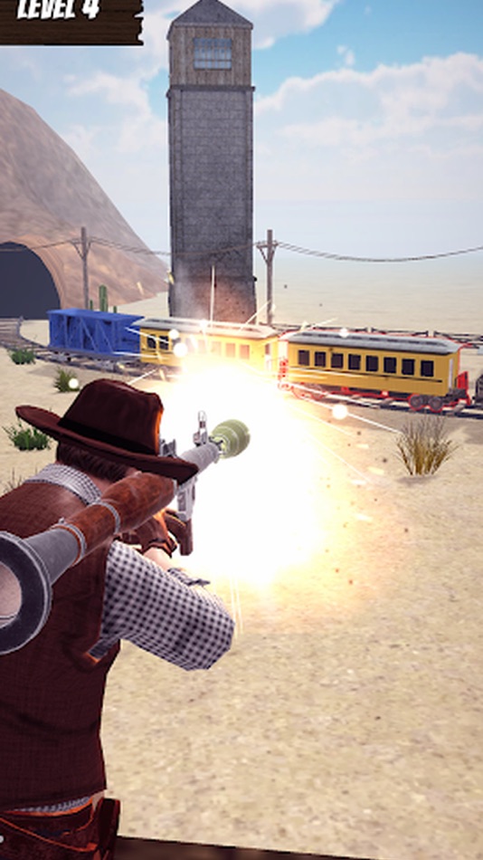 #6. WildWestTrainBlasting (iOS) 由: DoDo Game Co