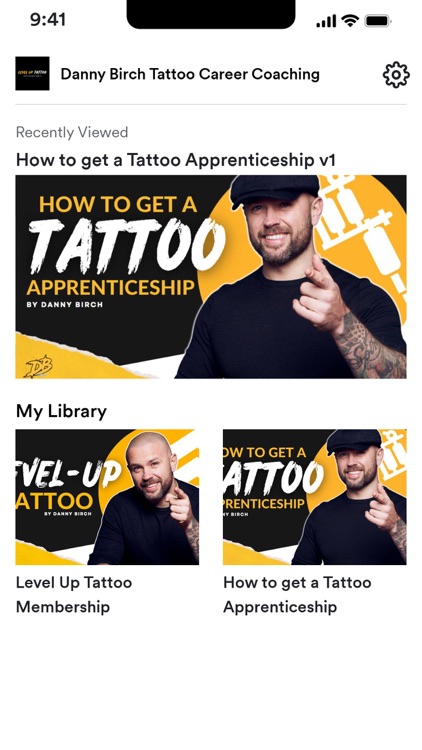 Danny Birch Tattoo Career