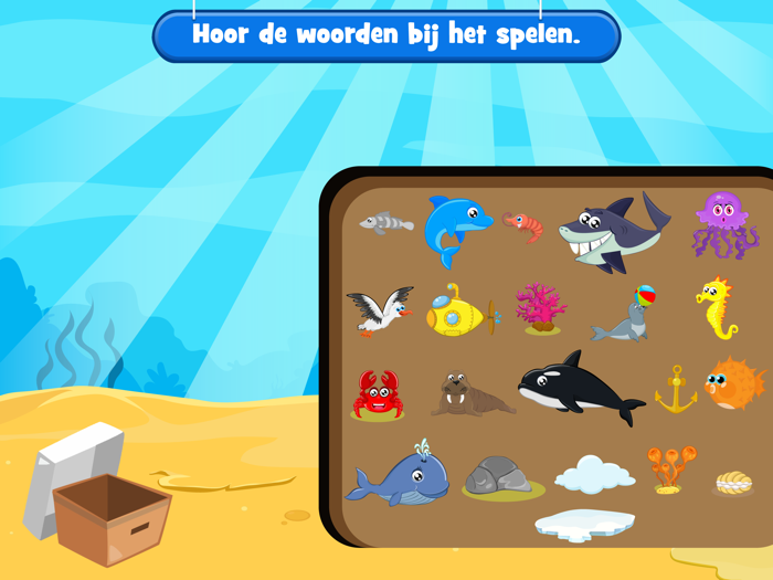 Taal en woordenschat – de zee