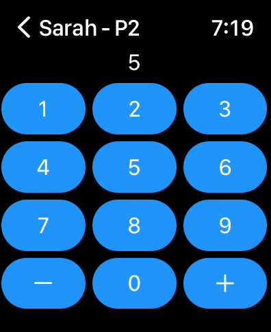 Score Tracker for Watch