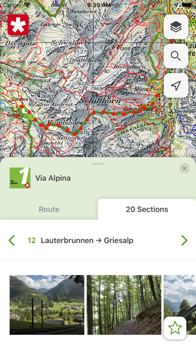 SwitzerlandMobility Screenshot
