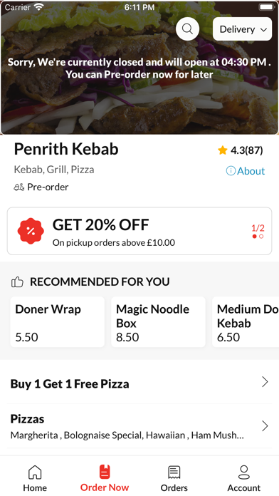Penrith Kebab Screenshot