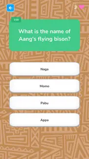 airbender trivia game iphone screenshot 2