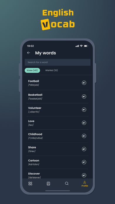 English Vocabulary - AI Quiz Screenshot