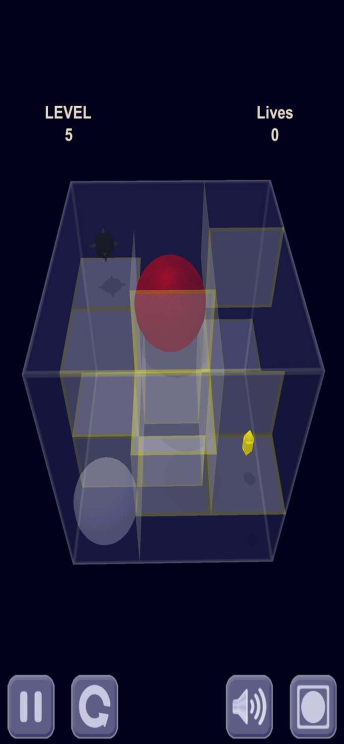 Red ball and Glass maze