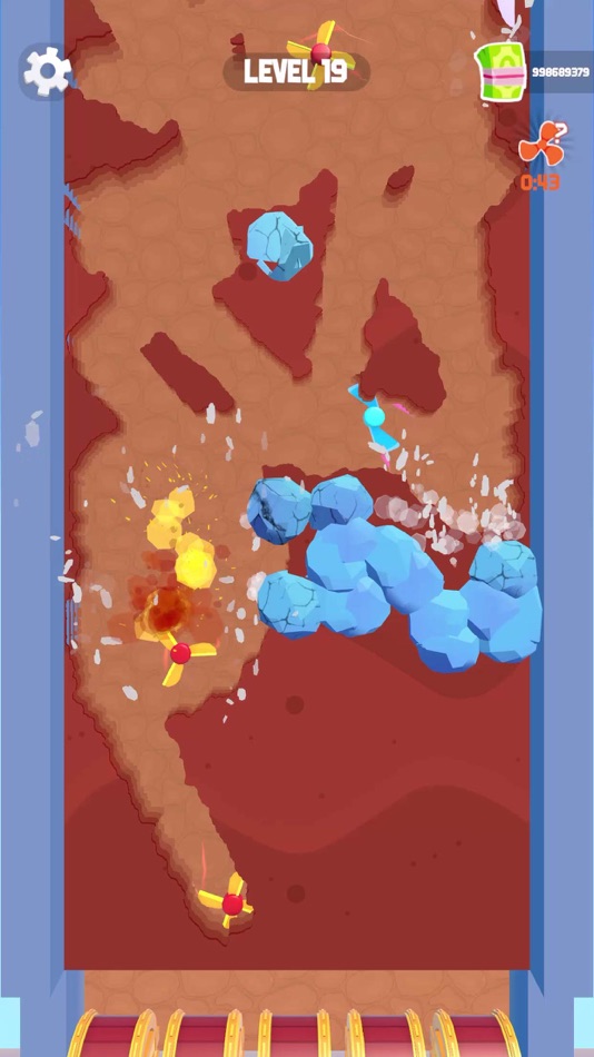 #5. Digger Rush (iOS) Podle: CHEF GAME STUDIO YAZILIM TEKNOLOJILERI LIMITED SIRKETI