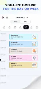 Digital Study Planner Schedule screenshot #2 for iPhone