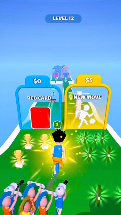 Football Gold Ball Soccer Run Screenshot