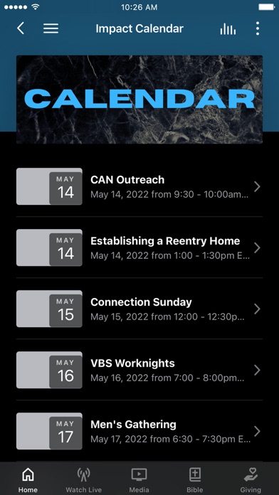 Impact Church NJ Screenshot