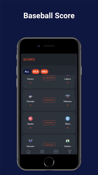 Basketball Score & Schedule Screenshot