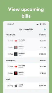 How to cancel & delete bills: view upcoming bills 1