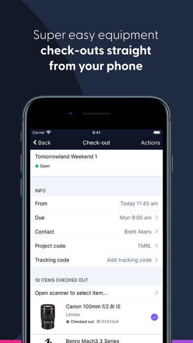 Cheqroom: Equipment Management Screenshot