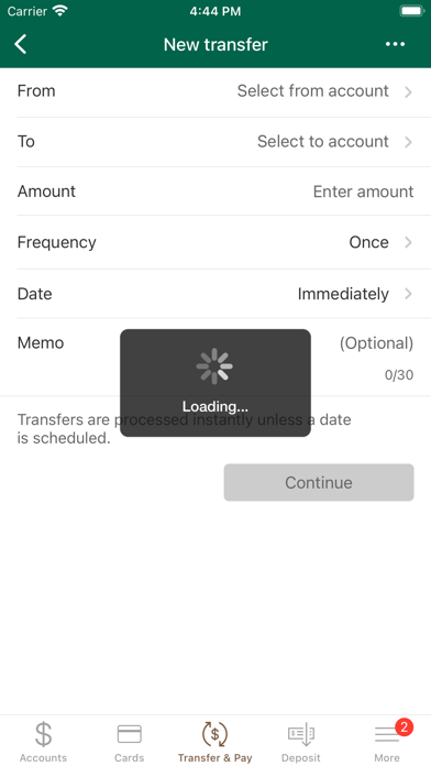 Adirondack Bank Mobile Money Screenshot