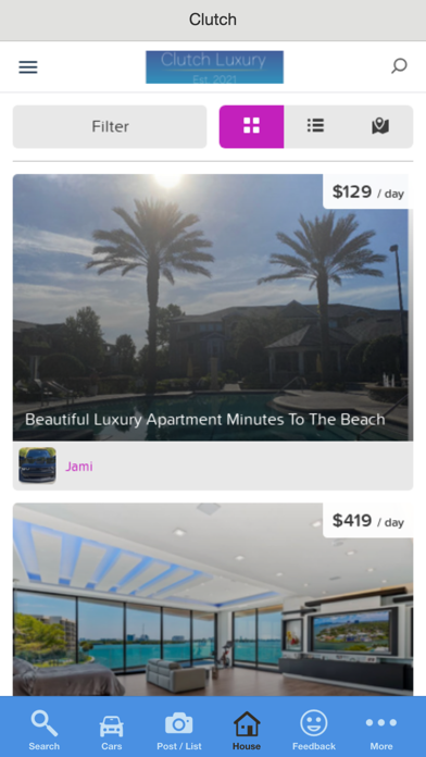 Clutch Luxury Screenshot