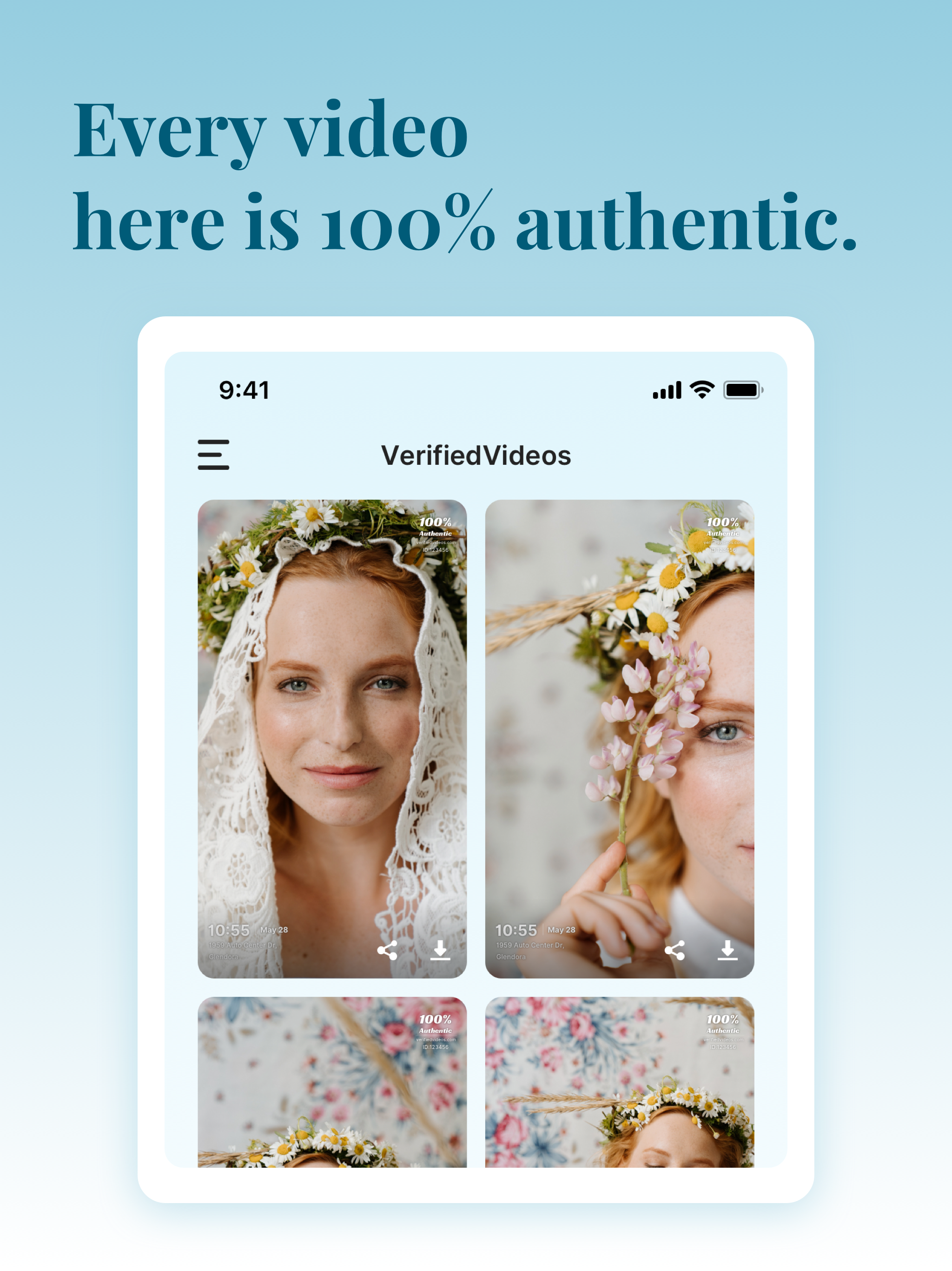 100% Authentic: VerifiedVideos