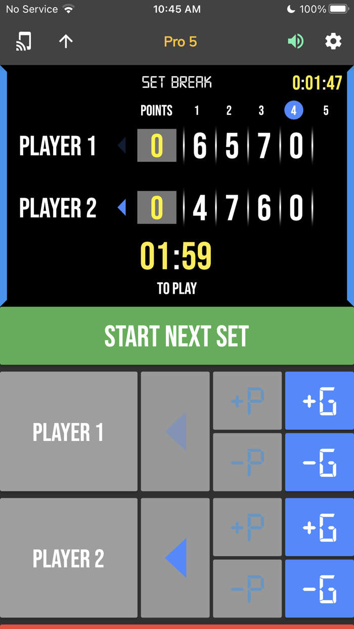 BT Tennis Controller