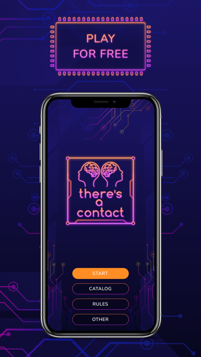 There's a contact - party game Screenshot