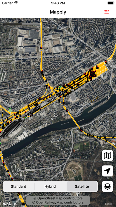 Railmap for Open Railway Map Screenshot