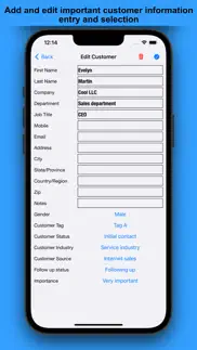 customer management online iphone screenshot 4