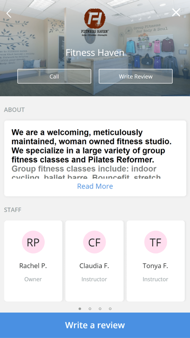Fitness Haven Screenshot