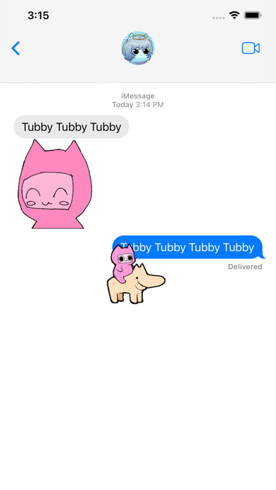 Tubby Cats Stickers Screenshot