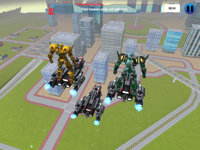 Wolf Robot Car Transform Games