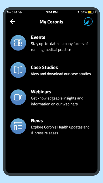 Coronis Health Screenshot