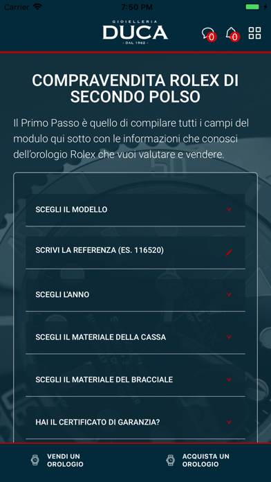 Duca Orologi Screenshot