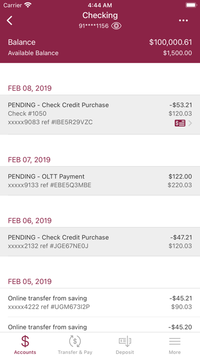 Associated Healthcare CU Screenshot