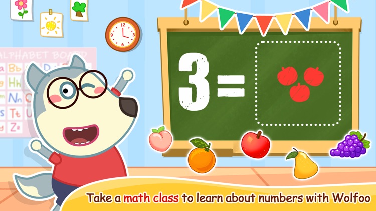 Wolfoo Study: School Timetable