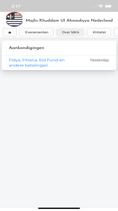MKA Nederland Screenshot