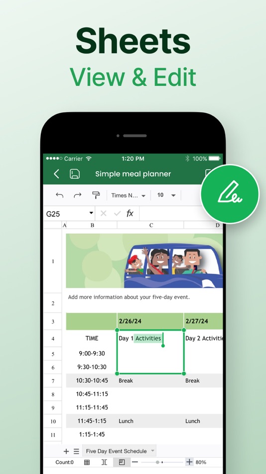 #1. Sheets - Spreadsheet (iOS) 由: CODE HARMONY LIMITED