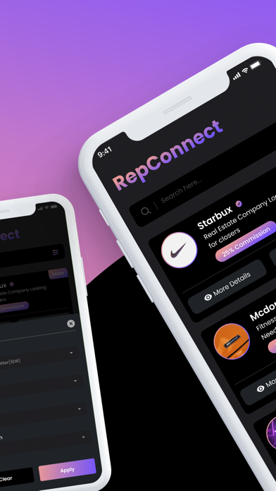 RepConnect Hiring Screenshot