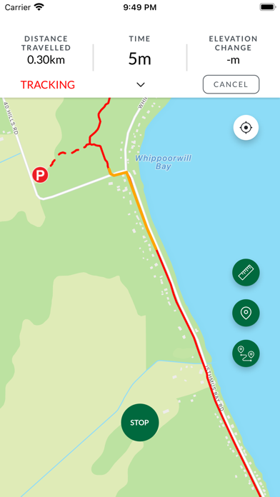 Bruce Trail App Screenshot