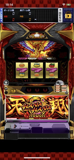 iPhone - ハナハナ GP]キングハナハナ-30(パチスロゲーム) on the App Store