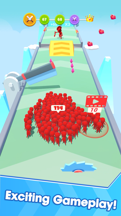 Screenshot #3 pour Crowd Runner Battle Master 3D