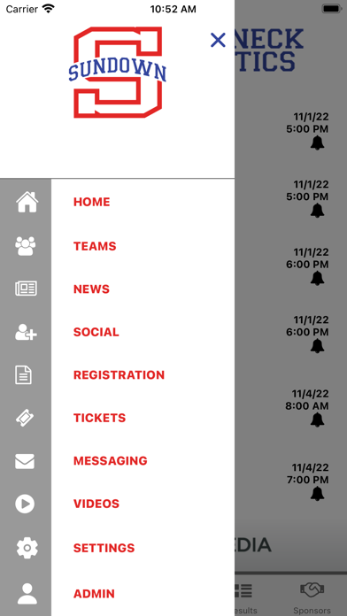 Sundown Roughnecks Athletics Screenshot