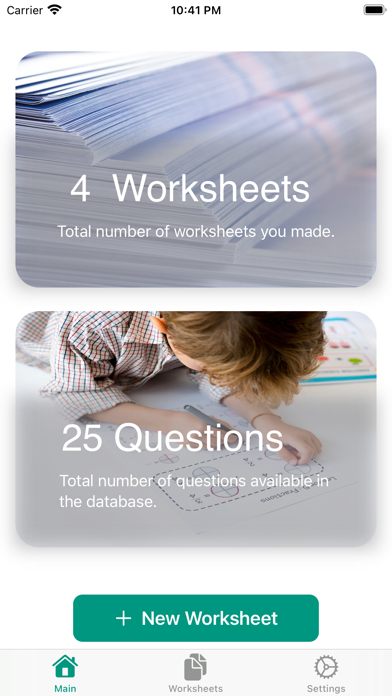 Magic Math Worksheets Screenshot