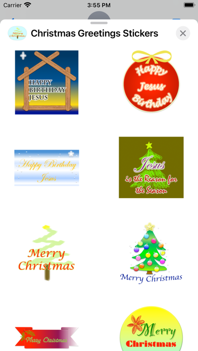 Christmas Greetings: Stickers Screenshot