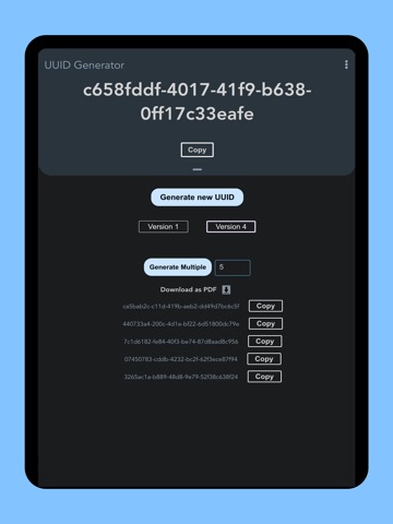 UUID-Generatorのおすすめ画像2