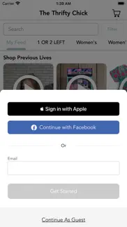 the thrifty chick iphone screenshot 1