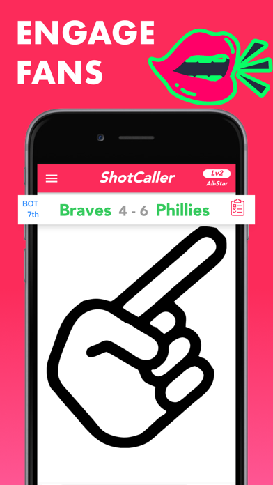 ShotCaller - Make Sports Picks Screenshot