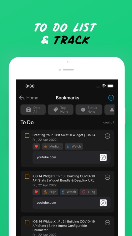Bookmarks: Organize & Track screenshot-3