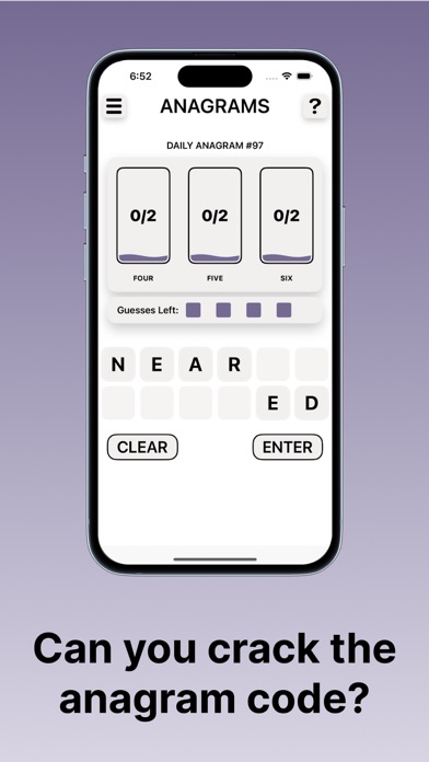 Screenshot #2 pour Anagrams - Word Finding Game