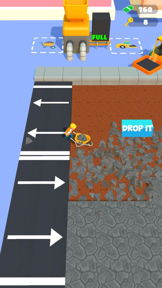 #2. Road Builder Idle (iOS) 来自: SEKGAMES Oyun Yazilim Teknoloji ve Pazarlama Anonim Sirketi