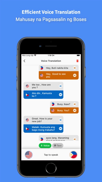 Tagalog - English : Translator