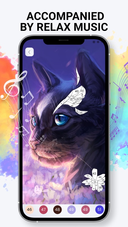 Coloring book Color by number