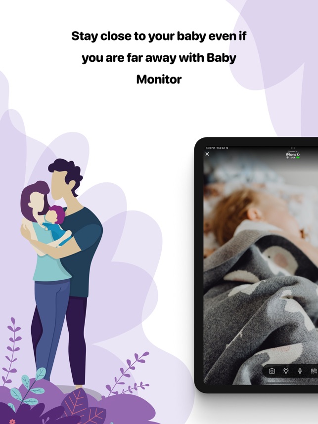 Comment transformer iPhone et iPad en caméra de surveillance ? On a testé l' app Baby Phone 3G